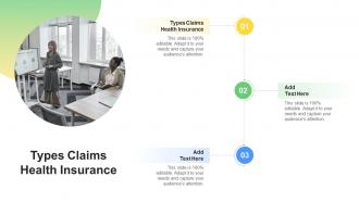Types Claims Health Insurance In Powerpoint And Google Slides Cpb