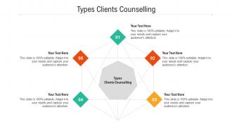 Types clients counselling ppt powerpoint presentation professional sample cpb