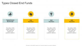 Types Closed End Funds In Powerpoint And Google Slides Cpb