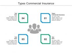 Types commercial insurance ppt powerpoint presentation outline show cpb