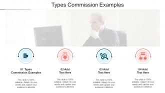 Types Commission Examples Ppt Powerpoint Presentation Gallery Structure Cpb