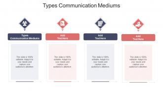Types Communication Mediums In Powerpoint And Google Slides Cpb