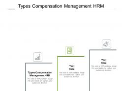 Types compensation management hrm ppt powerpoint presentation tips cpb