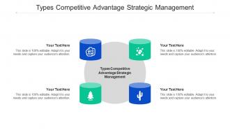 Types Competitive Advantage Strategic Management Ppt Powerpoint Guidelines Cpb