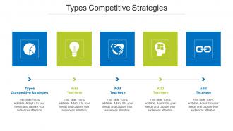 Types Competitive Strategies Ppt Powerpoint Presentation Professional Show Cpb