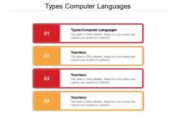 Types computer languages ppt powerpoint presentation outline background cpb