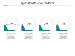Types constructive feedback ppt powerpoint presentation inspiration good cpb