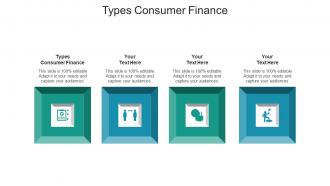 Types consumer finance ppt powerpoint presentation pictures show cpb