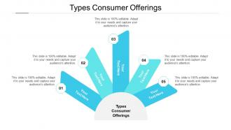Types consumer offerings ppt powerpoint presentation model inspiration cpb