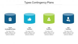 Types Contingency Plans Ppt Powerpoint Presentation Show Picture Cpb