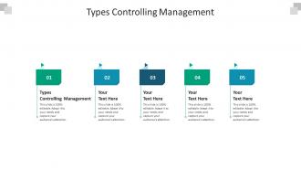 Types controlling management ppt powerpoint presentation slides graphics example cpb