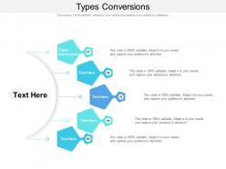 Types conversions ppt powerpoint presentation inspiration demonstration cpb