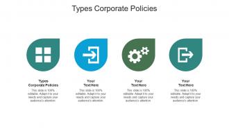 Types corporate policies ppt powerpoint presentation visual aids infographic template cpb
