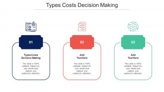 Types Costs Decision Making Ppt Powerpoint Presentation Gallery Icon Cpb