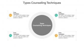 Types counselling techniques ppt powerpoint presentation template format cpb