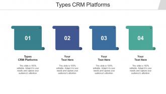 Types crm platforms ppt powerpoint presentation pictures skills cpb