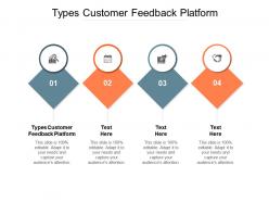 Types customer feedback platform ppt powerpoint presentation icon clipart images cpb