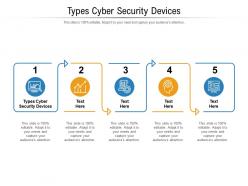 Types cyber security devices ppt powerpoint presentation slides files cpb
