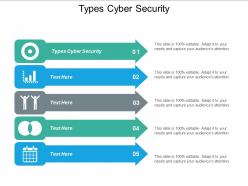 Types cyber security ppt powerpoint presentation gallery ideas cpb