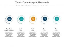 Types data analysis research ppt powerpoint presentation model good cpb