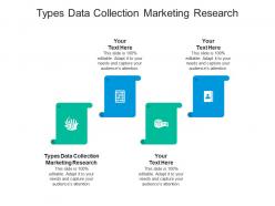 Types data collection marketing research ppt powerpoint presentationmodel brochure cpb