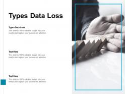 Types data loss ppt powerpoint presentation slides vector cpb