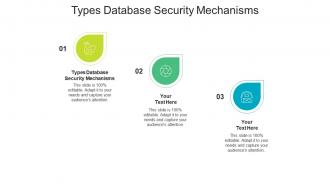 Types database security mechanisms ppt powerpoint presentation diagram lists cpb