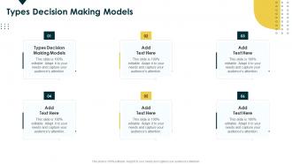 Types Decision Making Models In Powerpoint And Google Slides Cpb