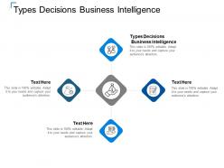 Types decisions business intelligence ppt powerpoint presentation slides graphics template cpb