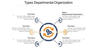 Types departmental organization ppt powerpoint presentation styles picture cpb