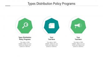 Types distribution policy programs ppt powerpoint presentation layouts cpb