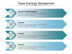 Types earnings management ppt powerpoint presentation portfolio display cpb