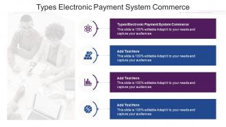 Types Electronic Payment System Commerce In Powerpoint And Google Slides Cpb