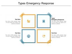 Types emergency response ppt powerpoint presentation styles graphics cpb