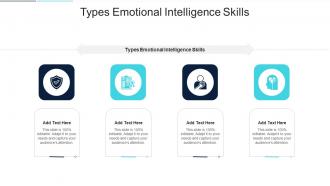 Types Emotional Intelligence Skills In Powerpoint And Google Slides Cpb