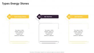 Types Energy Stones In Powerpoint And Google Slides Cpb
