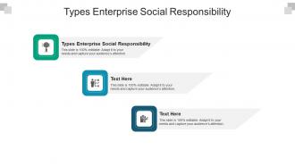 Types enterprise social responsibility ppt powerpoint presentation professional icons cpb