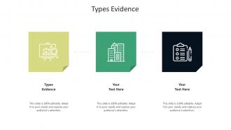 Types evidence ppt powerpoint presentation summary layouts cpb