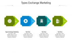 Types exchange marketing ppt powerpoint presentation professional slides cpb