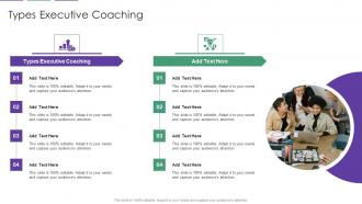 Types Executive Coaching In Powerpoint And Google Slides Cpb