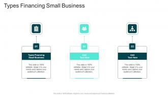 Types Financing Small Business In Powerpoint And Google Slides Cpb