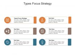 Types focus strategy ppt powerpoint presentation file good cpb