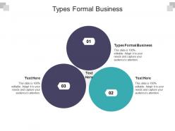 Types formal business ppt powerpoint presentation model pictures cpb