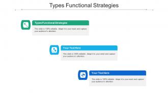 Types functional strategies ppt powerpoint presentation model tips cpb