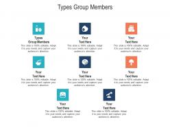 Types group members ppt powerpoint presentation inspiration example topics cpb