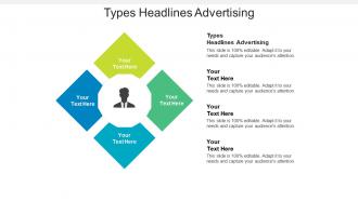 Types headlines advertising ppt powerpoint presentation show slide cpb