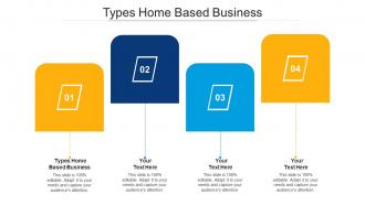 Types home based business ppt powerpoint presentation layouts topics cpb