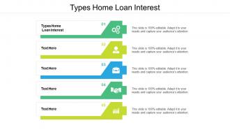 Types home loan interest ppt powerpoint presentation professional vector cpb