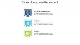 Types home loan repayment ppt powerpoint presentation summary cpb