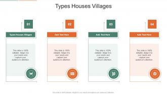 Types Houses Villages In Powerpoint And Google Slides Cpb